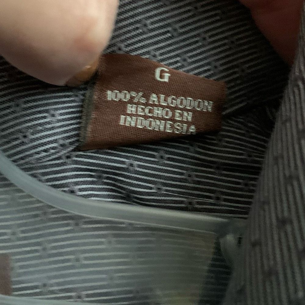 👔Perry Ellis grey button down - Picture 8 of 10